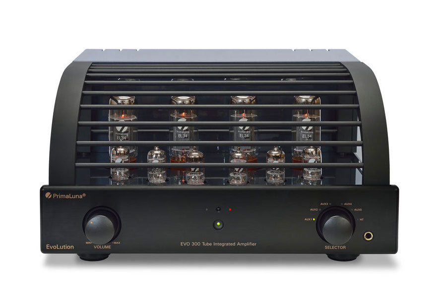 Primaluna Evo 300 nero integrato a valvole Ultra lineare 42 watt x 2 (EL34) 8 Ohm
