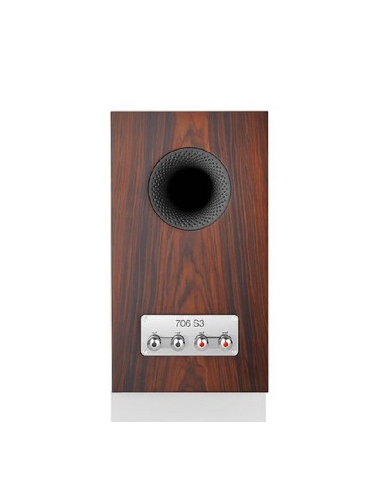 B&W 706 S3 Mocha Diffusori bookshelf a 2 vie, bass reflex
