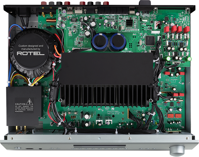 Rotel A14MKII silver integrato 2x150 watt su ohm BT wireless e phono mm
