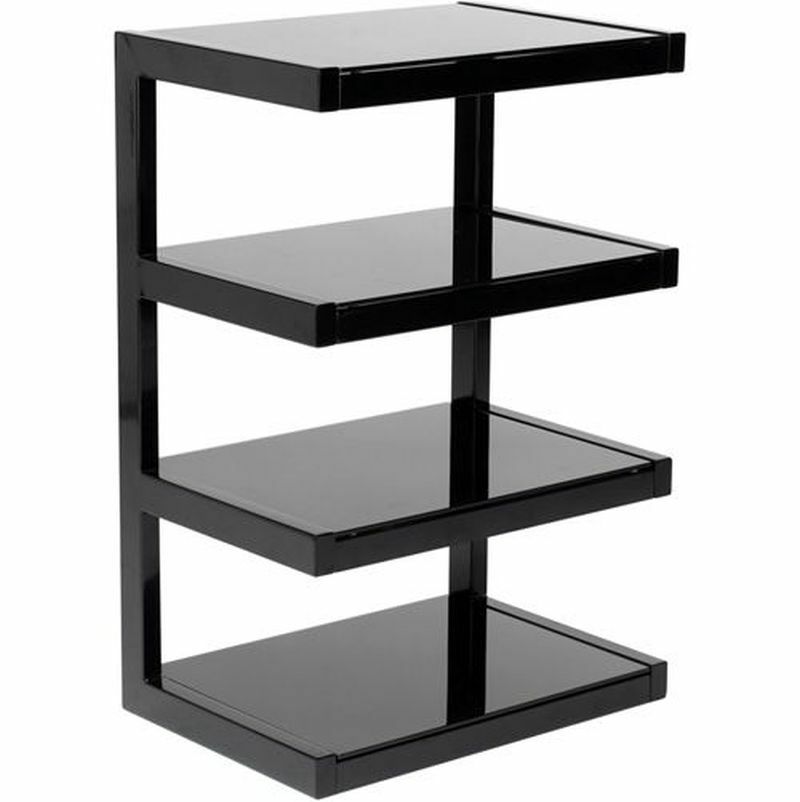Norstone Esse hifi nero mobile 4 ripiani in vetro nuovo sigillato