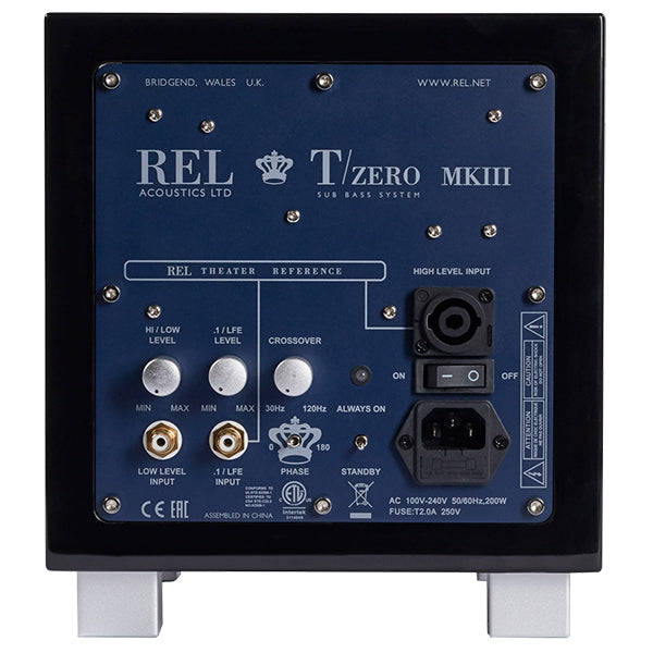 Rel Acoustic T Zero MKIII bianco subwoofer attivo in sospensione pneumatica