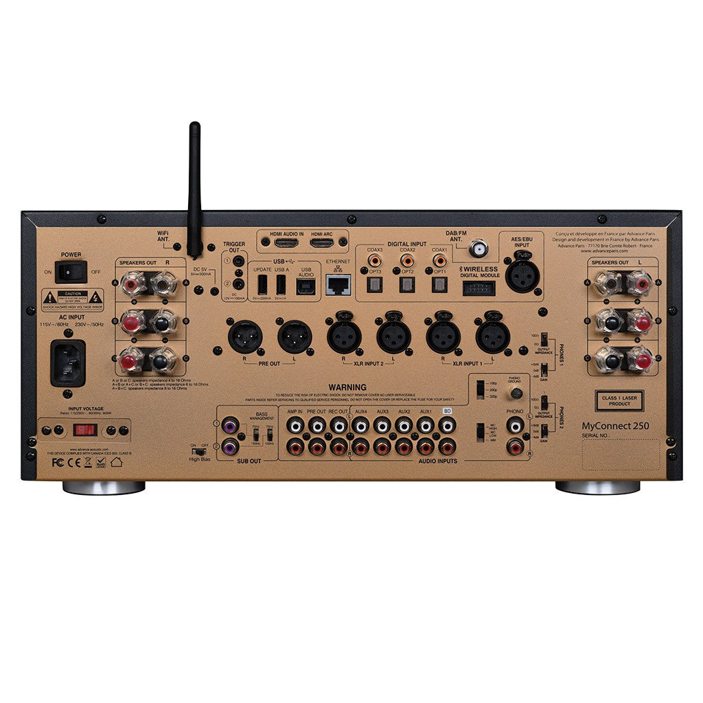 ADVANCE PARIS MYCONNECT 250 Sistema Audiophile compatto "All-In-One" ibrido