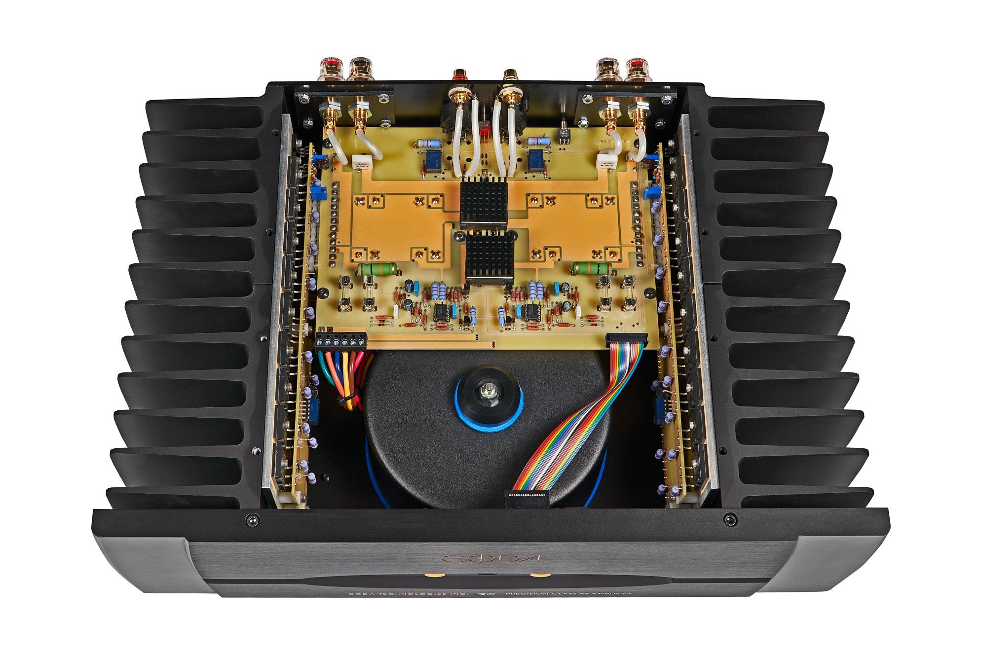 Coda S20 finale stereofonico classe A - AB 2x200 watt rms su 8 ohm