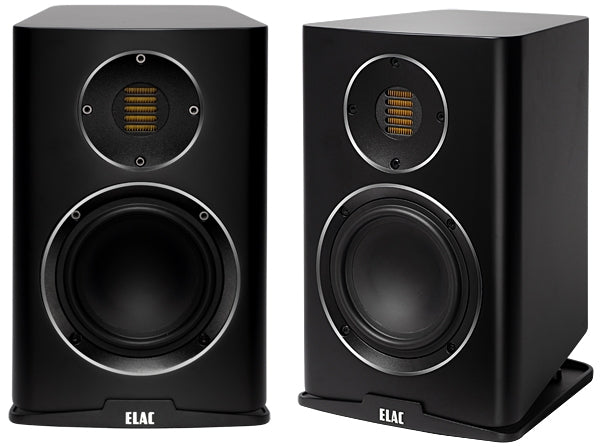 Elac Carina BS243.4 nero coppia diffusori bass reflex tweeter jet a nastro