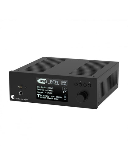 Pro-ject DAC Box RS2 nero convertitore decodifica MQA 2x ESS9038Q2M