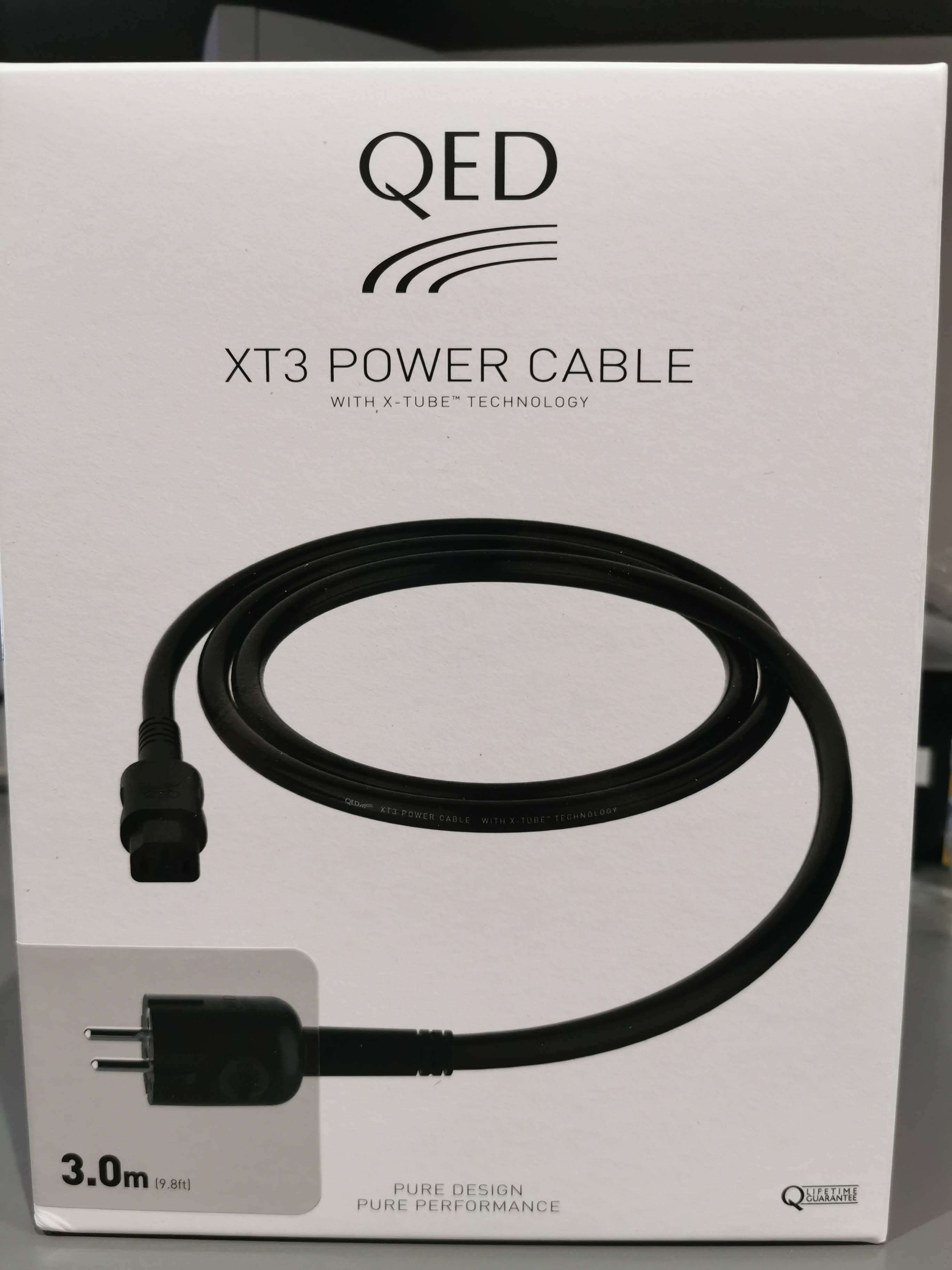 Qed reference XT 3 da 3 metri cavo di alimentazione