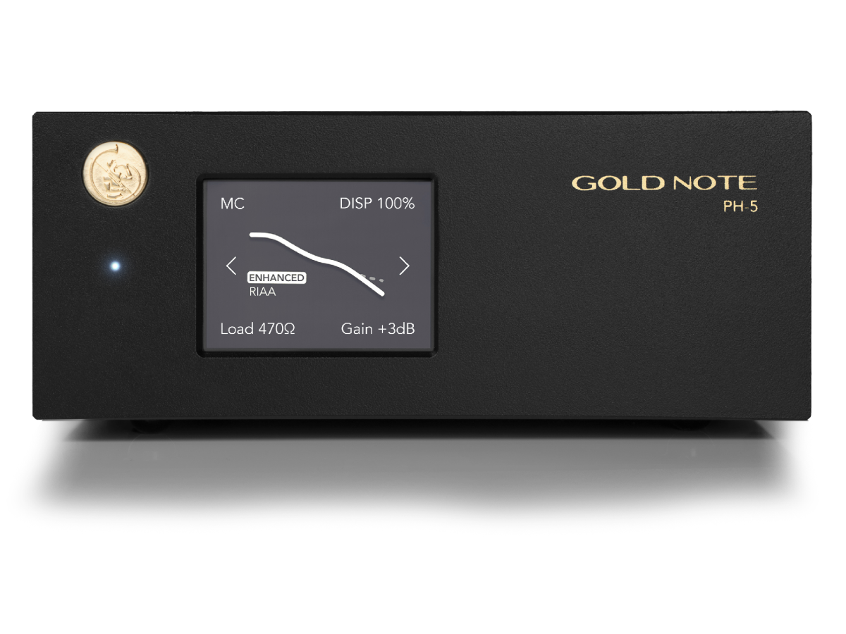 Gold Note PH-5 PH5 nero preamplificatore phono MM/MC High-End