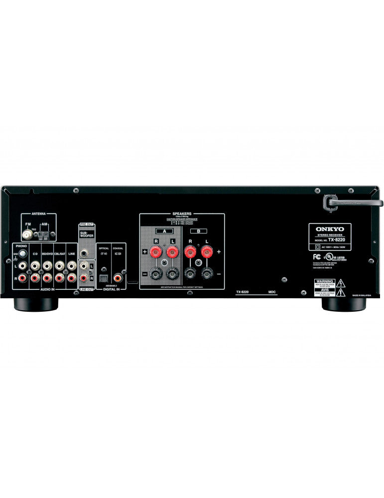 Onkyo TX8220 nero Sintoamplificatore AV 2.1 canali da 100 watt