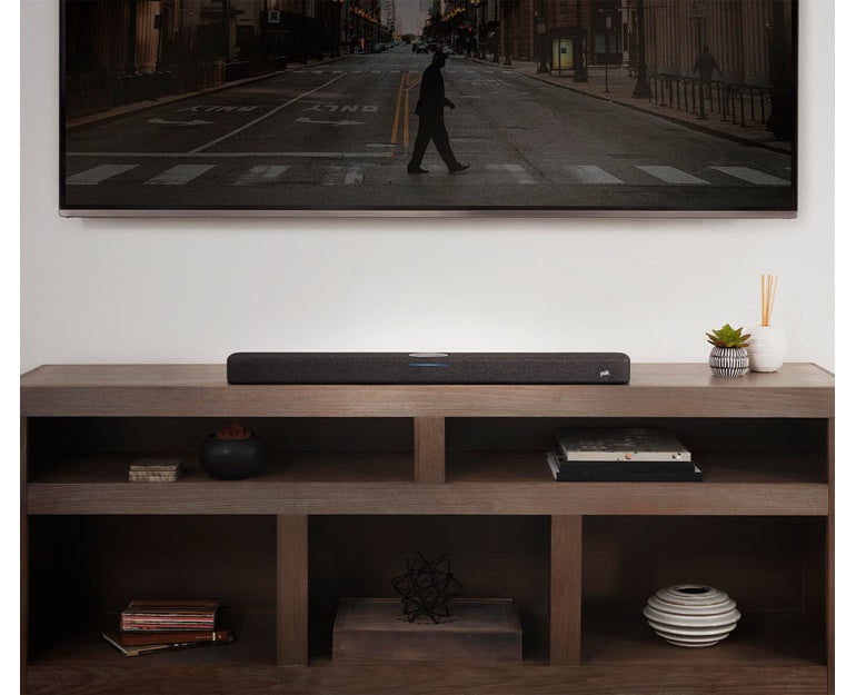 Polk audio react bar soundbar con Dolby Digital e DTS con Alexa built-in