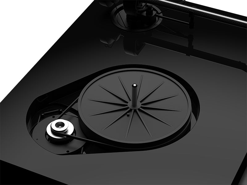 Pro-ject X1 nero giradischi a cinghia motore DC braccio e regolazione della velocità 33/45