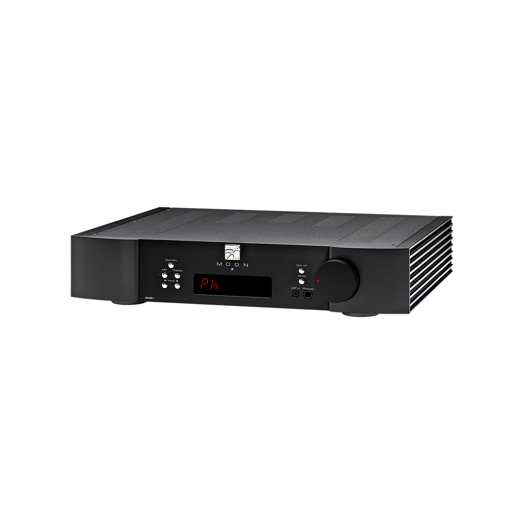 Moon 340ix amplificatore integrato 2x 100 watt con telecomando