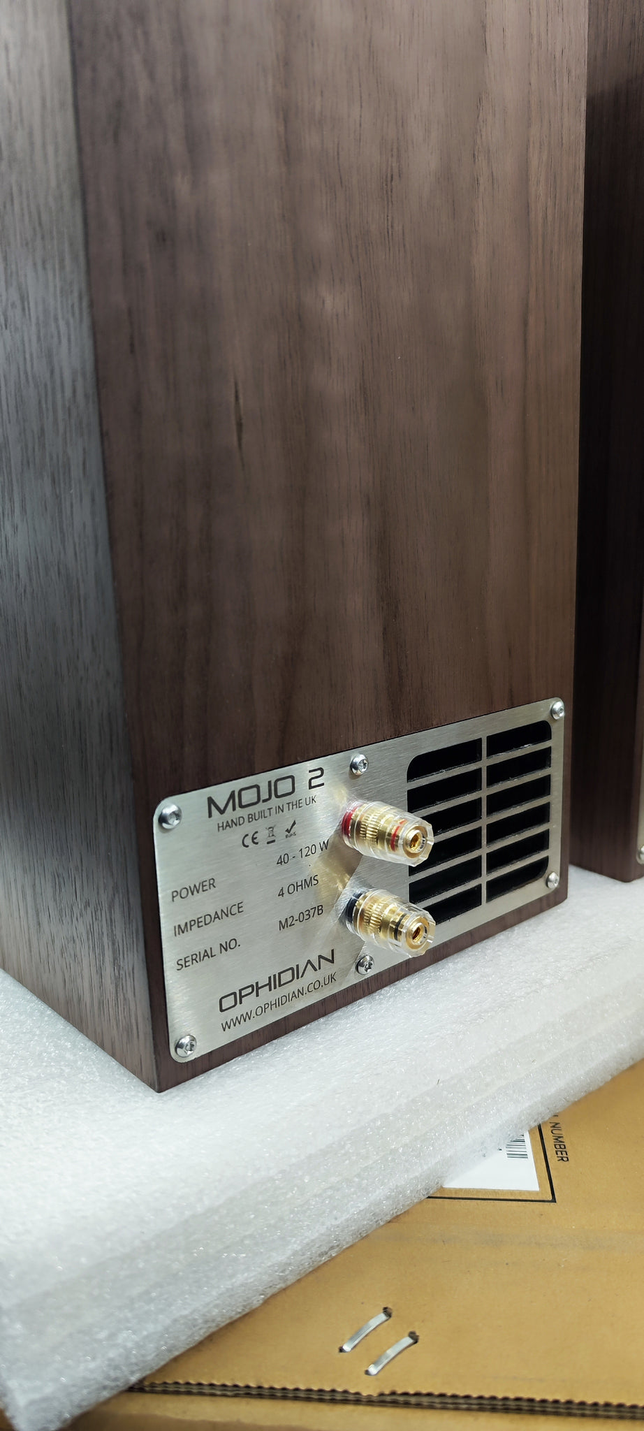 Ophidian audio mojo 2 noce diffusori 2 vie made in uk nuove