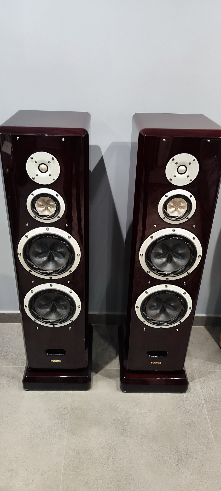 Fostex G2000A mogano laccato cp diffusori 3 vie EX-DEMO