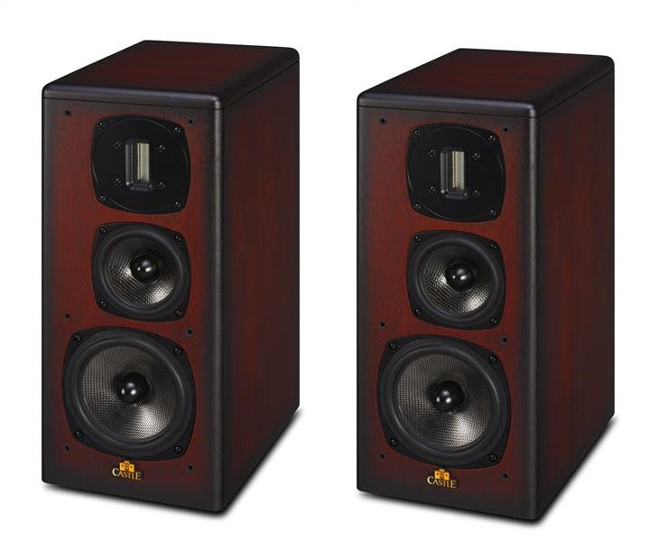 Castle Avon 2 mogano diffusori da scaffale 3 vie in linea di trasmissione