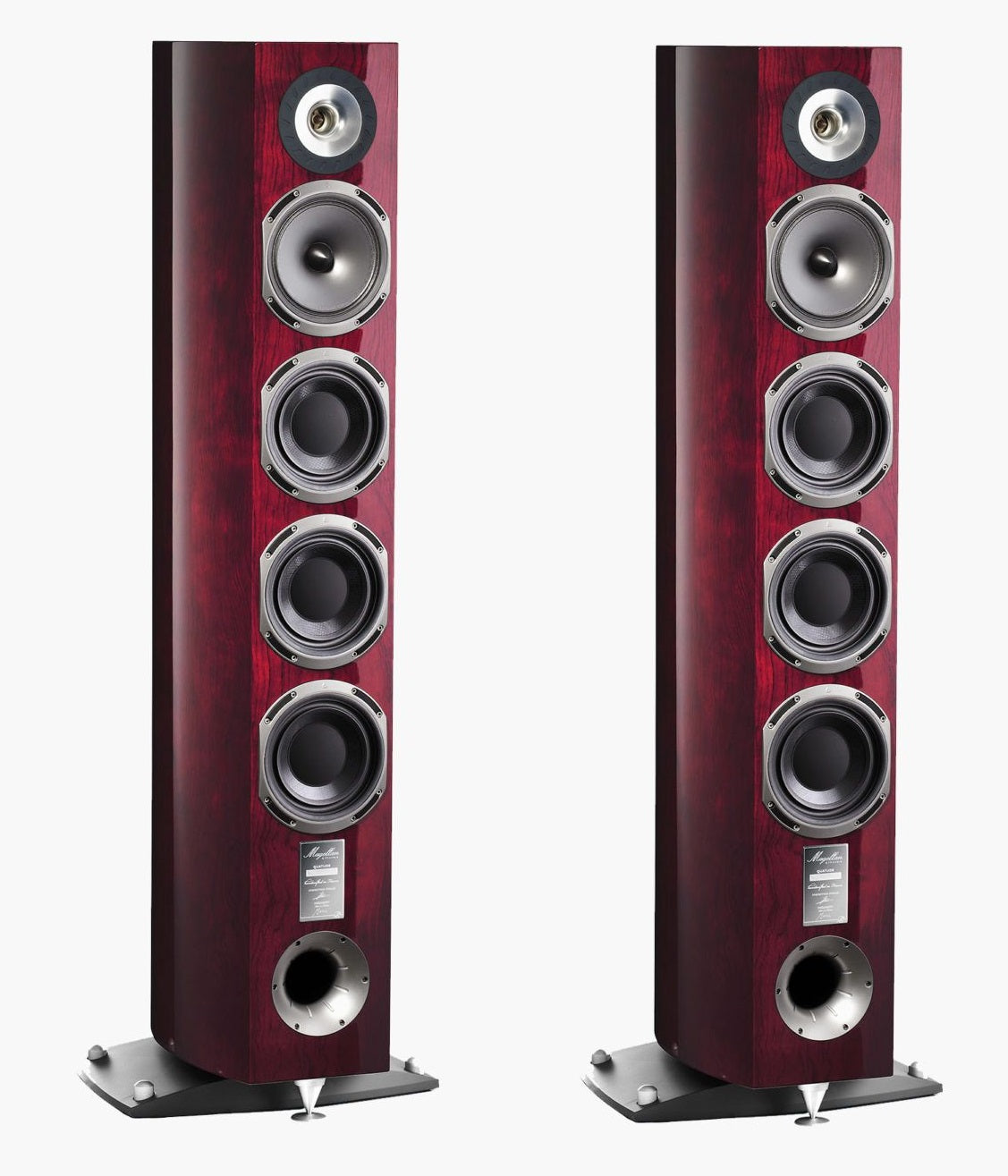 Triangle Quatuor mogano laccato diffusori 2 vie da pavimento bass reflex anteriore hi-end