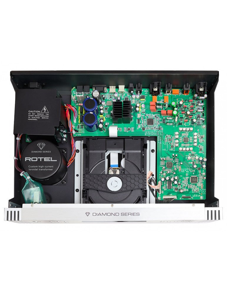 Rotel DT 6000 silver lettore cd e meccanica dac serie diamond