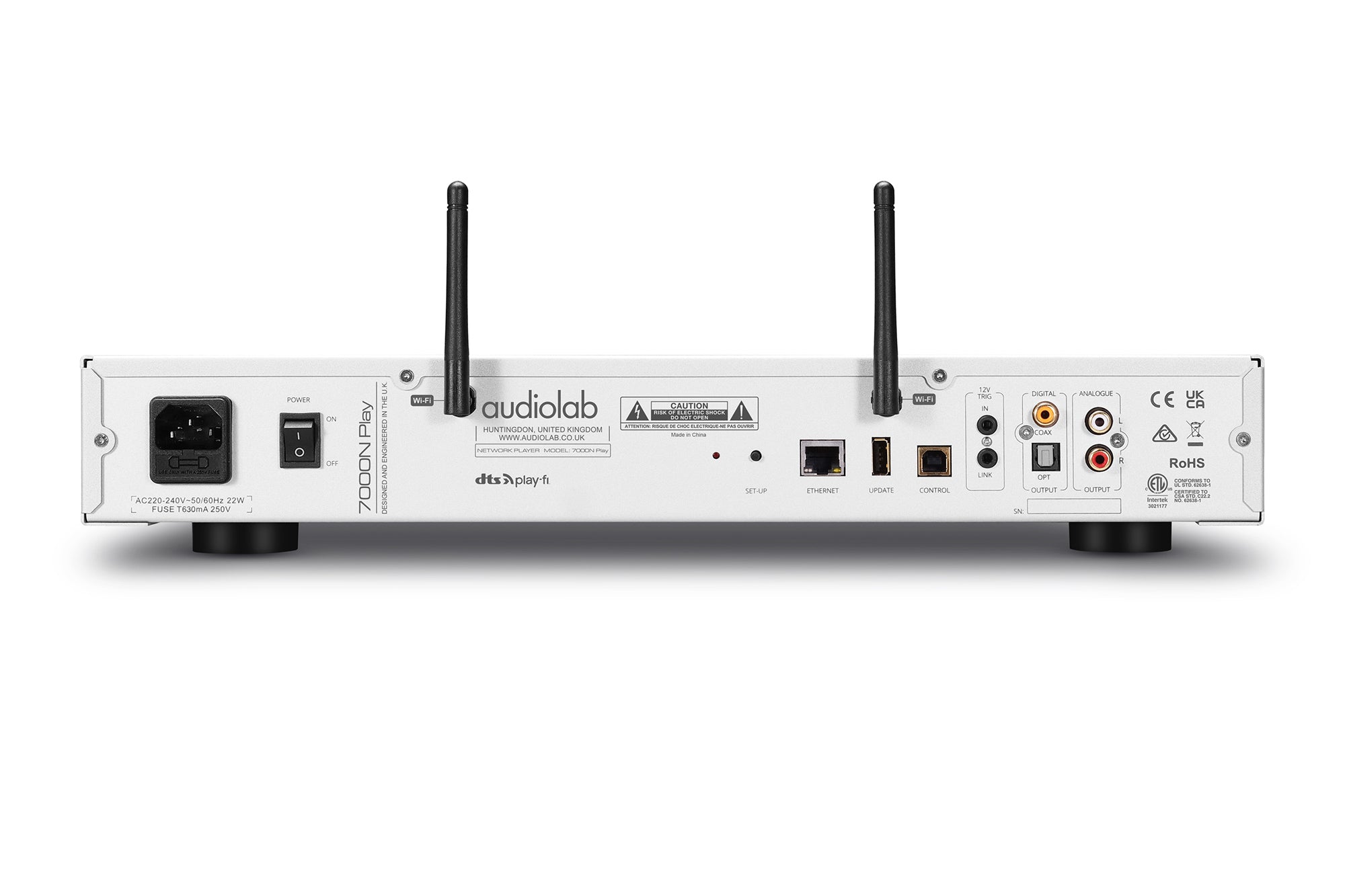 Audiolab 7000N nero lettore streamer di rete dac sabre ES9038Q2M