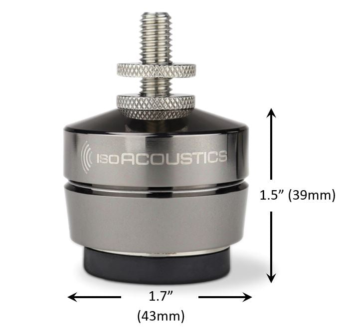 ISOACOUSTICS GAIA III set 4 isolatori acustici per diffusori da pavimento fino a 32 kg