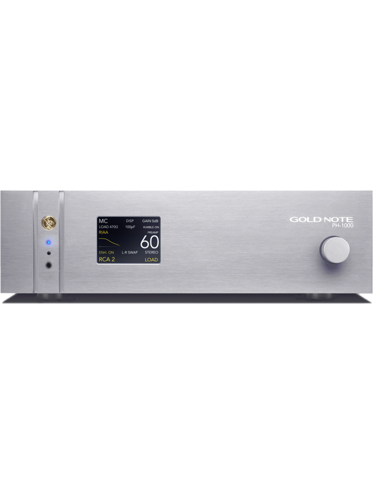Gold Note PH-1000 LINE silver Preamplificatore phono mm-mc in classe A