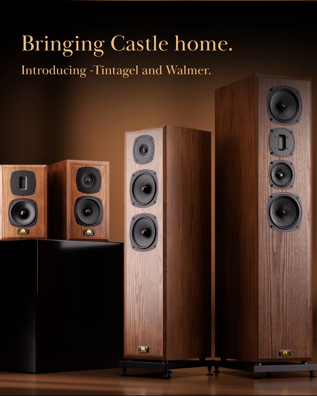 Castle ritorna in italia con diffusori made in UK