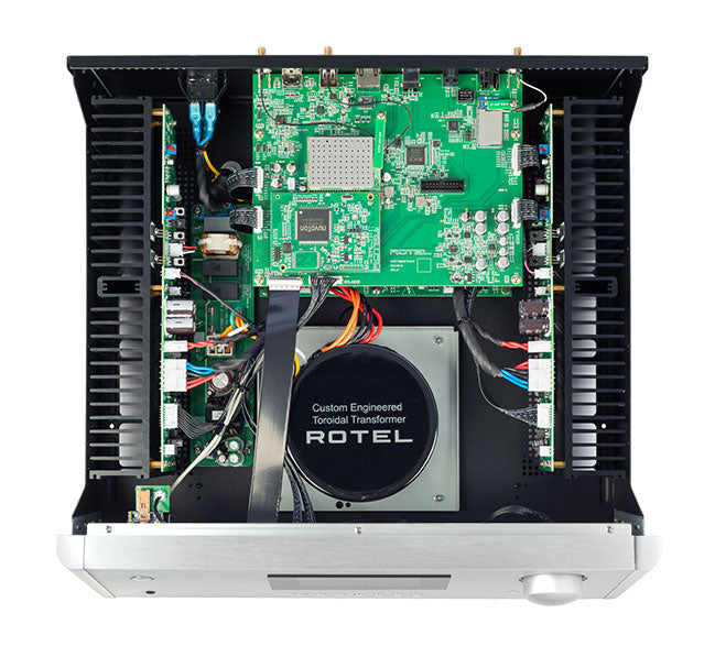 Rotel RAS-5000 silver integrato con streamer di rete 140+140 watt