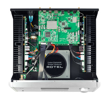Rotel RAS-5000 silver integrato con streamer di rete 140+140 watt