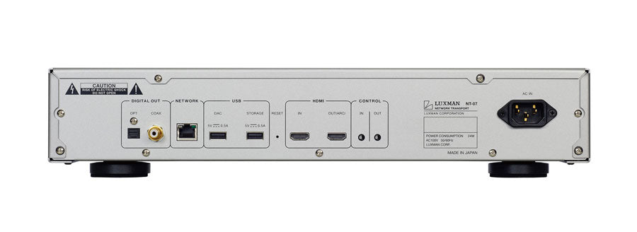 Luxman NT-07 lettore streaming di rete DSD fino a 22.5 MHz