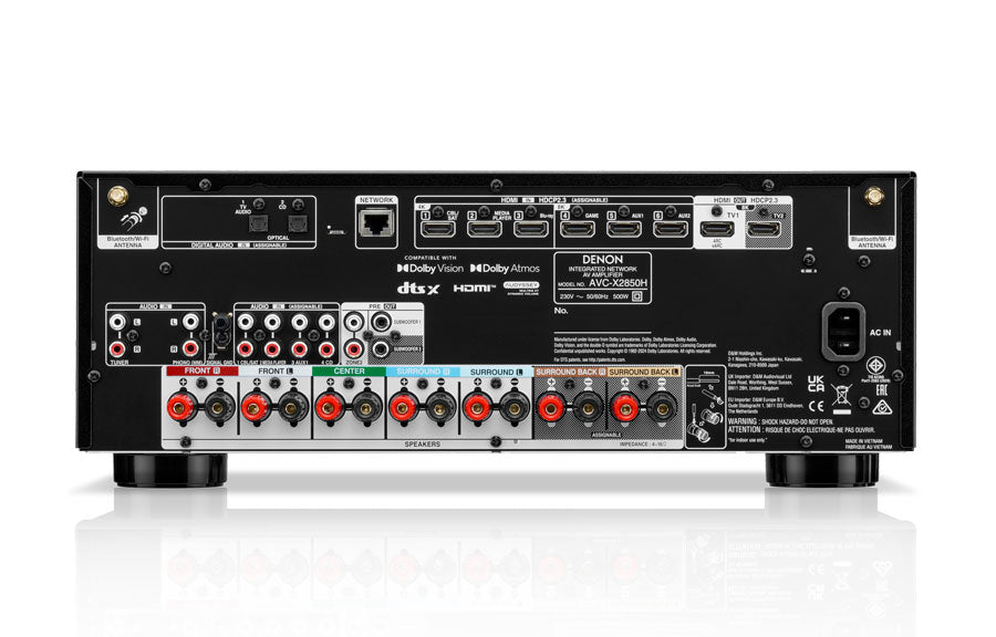 Denon AVC-X2850H sintoamplificatore 7.2 da 150 watt