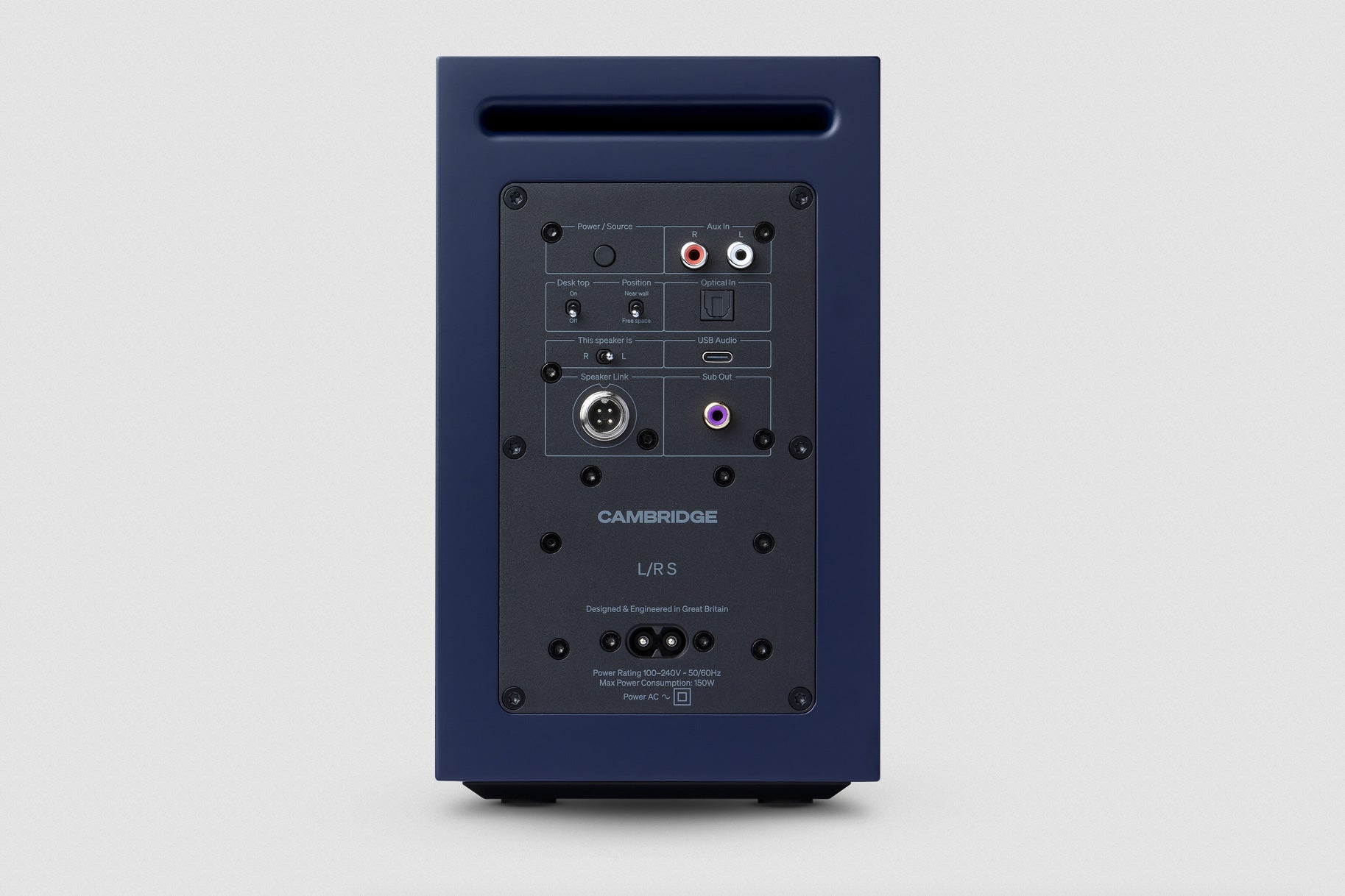 Cambridge L/R Small blue diffusori amplificati compatti