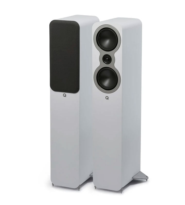 Q Acoustics 3040C bianche diffusori da pavimento