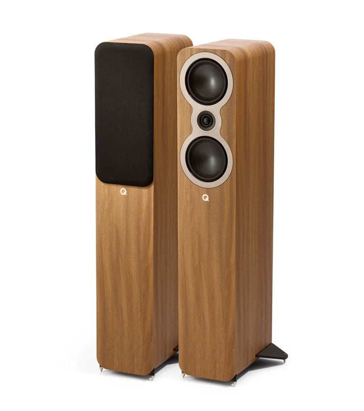 Q Acoustics 3040C legno chiaro diffusori da pavimento