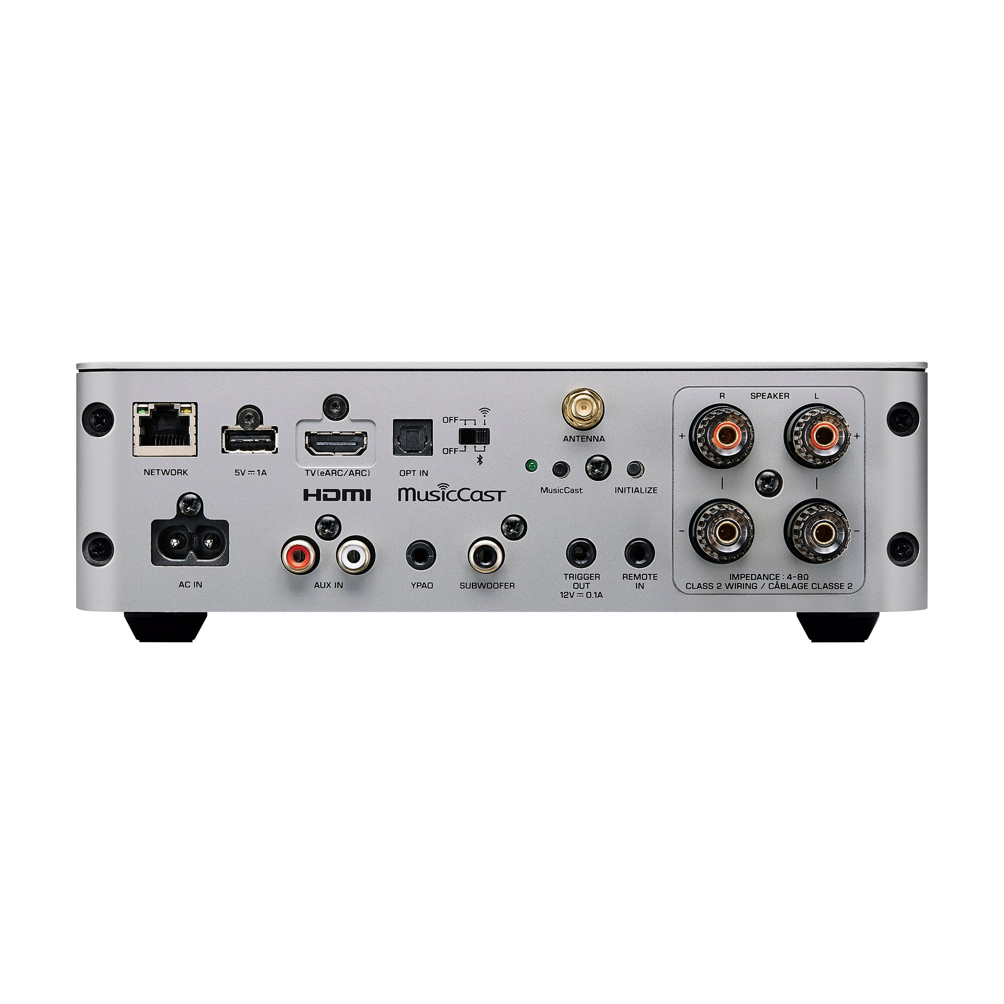 Yamaha WXA70 silver amplificatore compatto con streamer