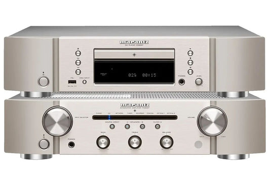 Marantz pm6007 + cd6007 silver amplificatore e lettore cd cavo focal omaggio