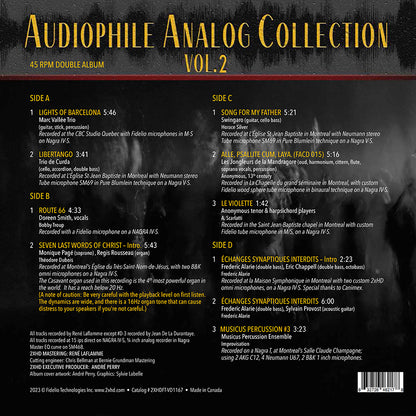 2xHD Audiophile Analog Collection VOL.2 DOPPIO LP 45 giri