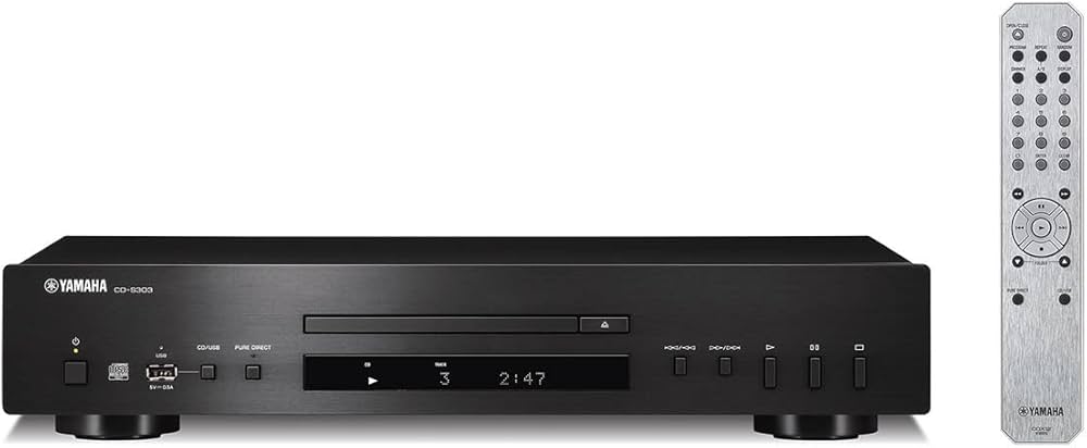 Yamaha A-S201 nero + CD-S303 nero + cavo bundle hifi