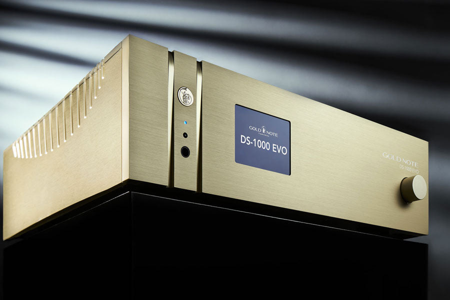 Gold Note DS-1000 EVO Line Nero lettore di rete con premaplificatore analogico in classe A e dac