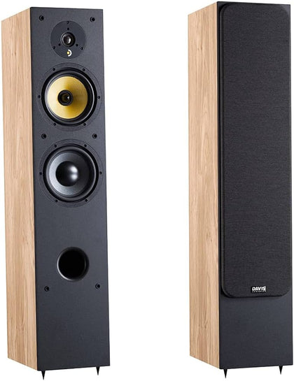 Davis Acoustics Ariane 5 nero-rovere diffusori da pavimento 3 vie