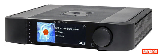 Moon 371 nero amplificatore stereo con streaming incorporato