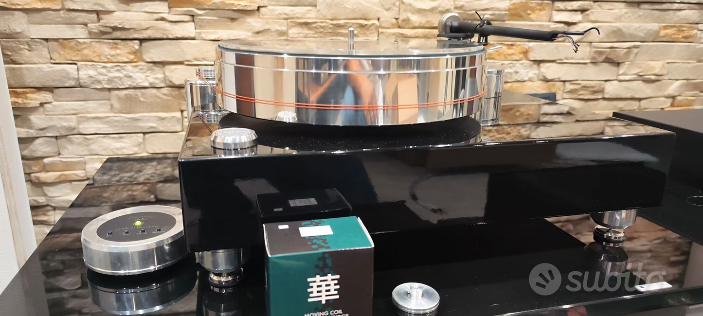 Giradischi acoustic solid wood black USATO come nuovo