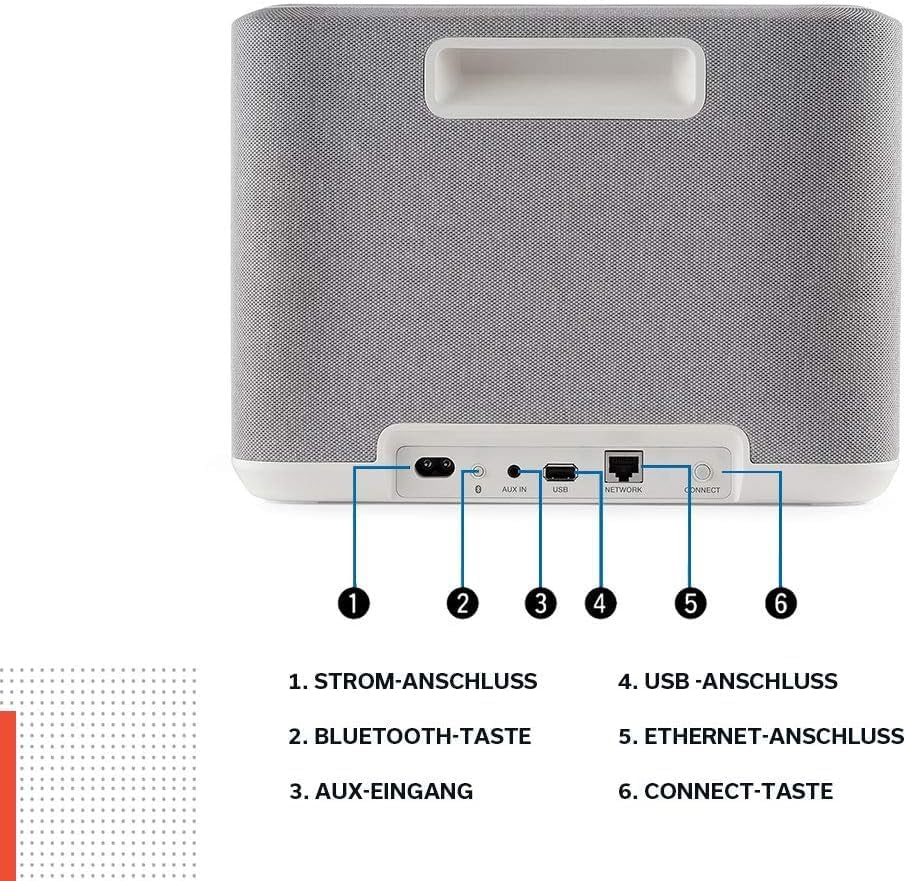 Denon Home 250 bianco diffusore attivo wireless