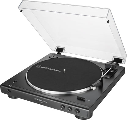 AUDIO TECHNICA AT-LP60XBT nero giradischi automatico e bluetooth