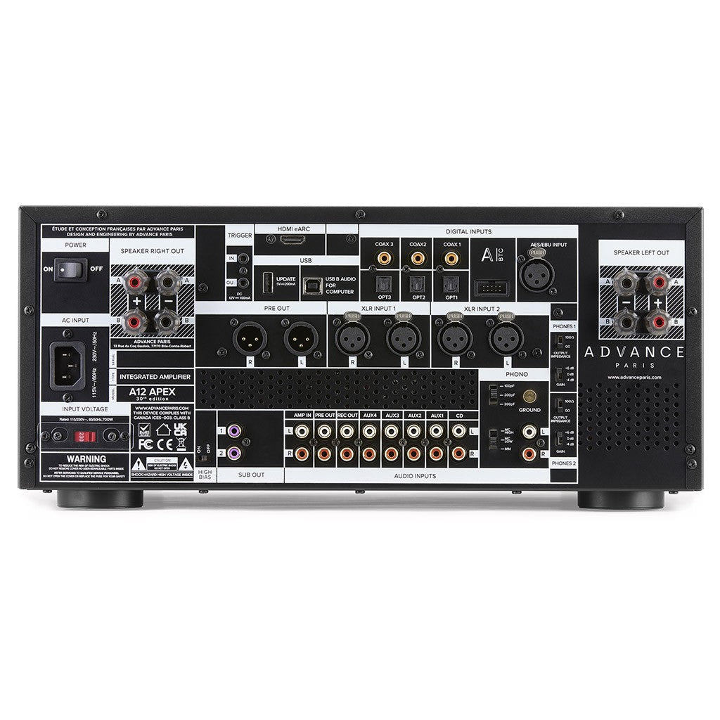 ADVANCE PARIS A12 APEX 30TH EDITION AMPLIFICATORE CLASSE A/B