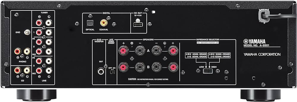 Yamaha AS501 silver integrato 2 ch 85+85 watt rms