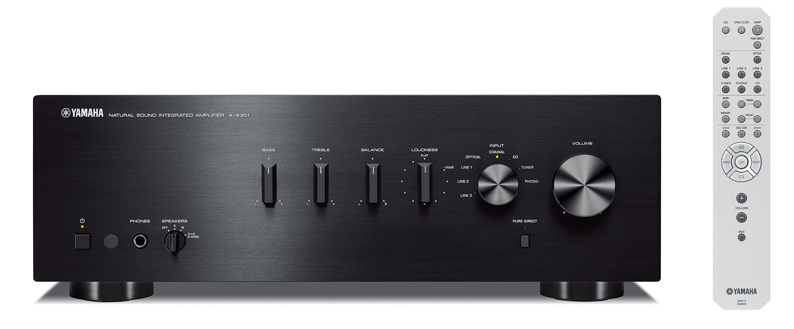 Yamaha AS301 nero amplificatore integrato 2 canali 95W x 2 (max) nuovo G ITA