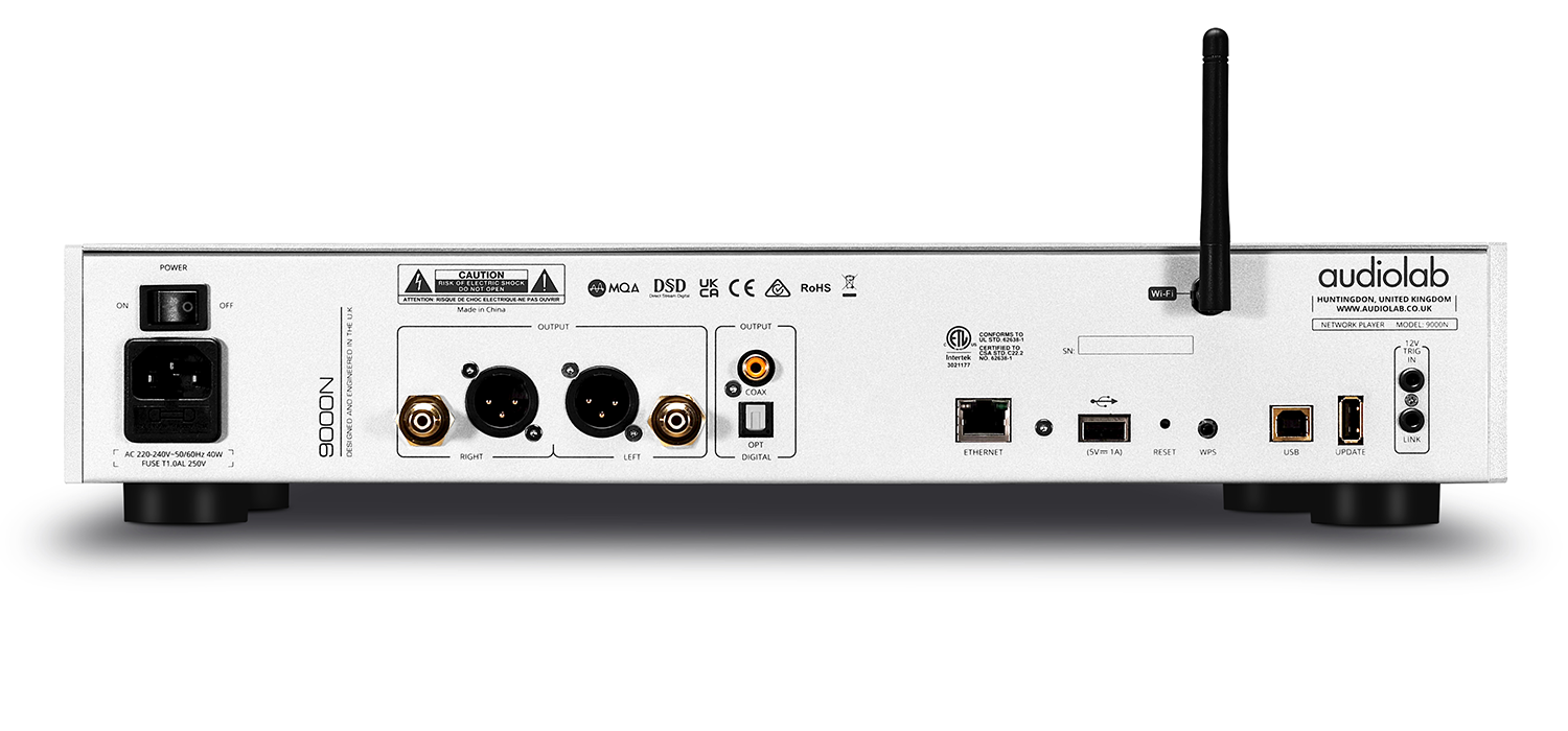 Audiolab 9000N silver lettore streaming di rete Dac E Usb