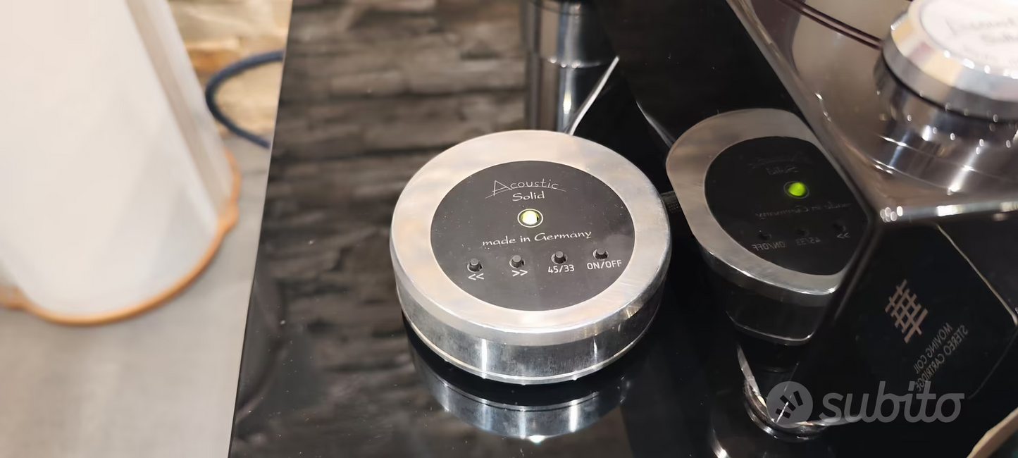 Giradischi acoustic solid wood black USATO come nuovo