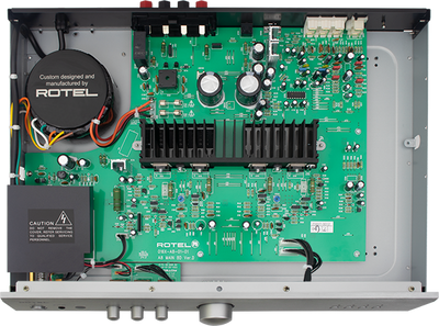 Rotel A8 silver amplificatore 2 canali classe AB con telecomando