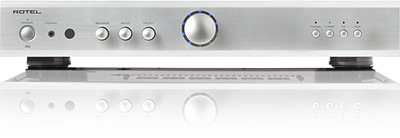 Rotel A8 silver amplificatore 2 canali classe AB con telecomando