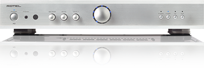 Rotel A8 silver amplificatore 2 canali classe AB con telecomando