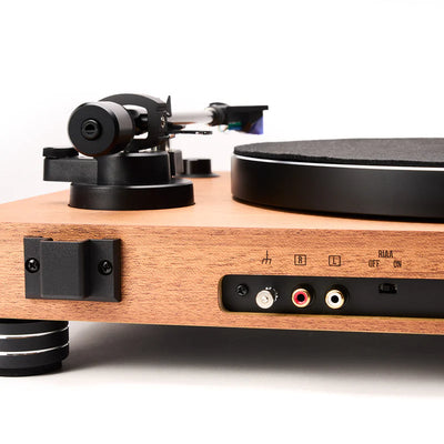 Argon Audio TT-4 MK2 mogano giradischi con fono integrato e ortofon 2mblu